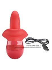 Obelia Estimulador con Vibracion y Movimiento Lengua