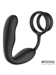 Bruce Masajeador Prostatico 360º y Doble Anillo con Vibracion