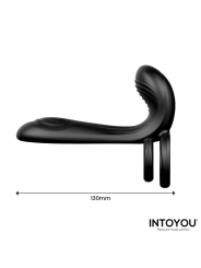 Synkox Girth Gainer con Doble Anillo para el Pene con Vibracion