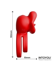 Bittey Anillo Vibrador con Biting Mordisqueo