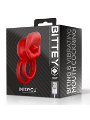 Bittey Anillo Vibrador con Biting Mordisqueo