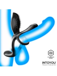 Daxer Doble Anillo para el Pene con Estimulador de Clitoris