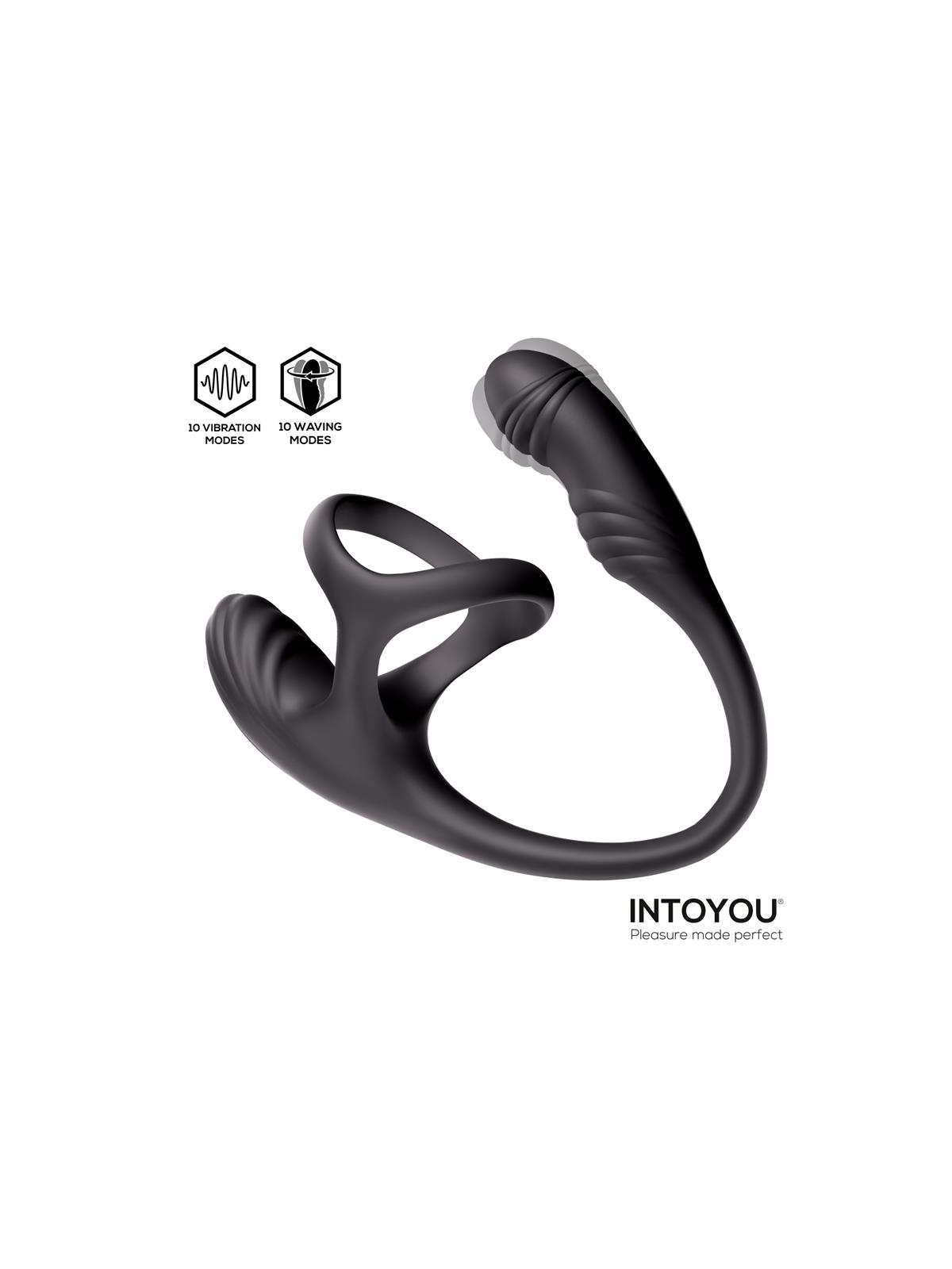 Kamber Plug Anal Vibracion y Waving 360º y Estimulador Testiculos