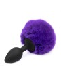 Plug Anal con Pompon Purpura Talla S